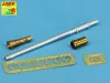 Aber Models German 3,7cm Flak 42 Barrel - német 3,7 cm-es Flak 42 lövegcső