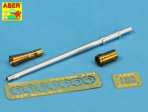Aber Models German 3,7cm Flak 42 Barrel - német 3,7 cm-es Flak 42 lövegcső