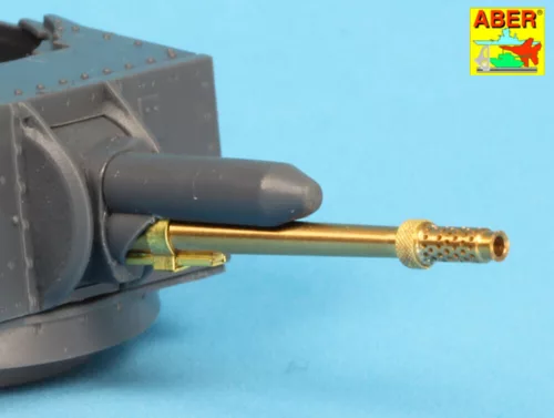Aber Models 3,7cm KwK.34(t) or vz. 34 barrel for Pz.35(t) tank - 3,7 cm-es KwK 34(t) / vz. 34 harckocsi-lövegcső – Pz.35(t)-hez
