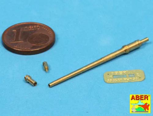 Aber Models German 2cm gun barrel for Flak 30 or MG C/30 - Flak 30 vagy MG C/30 – német 2 cm-es lövegcső