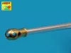 Aber Models Barrel for 17pdr A/T Gun with ball muzzle brake - 17pdr páncéltörő ágyú gömb alakú csőszájfék – lövegcső