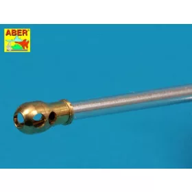   Aber Models Barrel for 17pdr A/T Gun with ball muzzle brake - 17pdr páncéltörő ágyú gömb alakú csőszájfék – lövegcső
