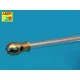 Aber Models Barrel for 17pdr A/T Gun with ball muzzle brake - 17pdr páncéltörő ágyú gömb alakú csőszájfék – lövegcső
