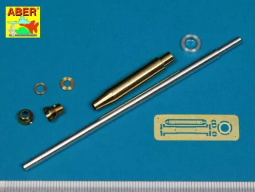 Aber Models Barrel for 17pdr A/T Gun with ball muzzle brake - 17pdr páncéltörő ágyú gömb alakú csőszájfék – lövegcső
