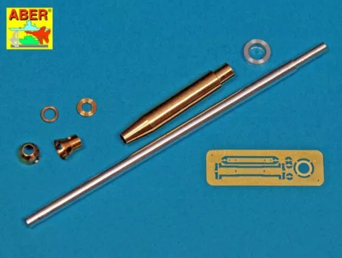 Aber Models Barrel for 17pdr A/T Gun with ball muzzle brake - 17pdr páncéltörő ágyú gömb alakú csőszájfék – lövegcső