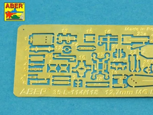 Aber Models orosz 12,7 mm-es DShK nehézgéppuska-cső – háború utáni változat, T-54/55 és BTR-60 APC járművekhez