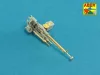 Aber Models orosz 12,7 mm-es DShK nehézgéppuska-cső – háború utáni változat, T-54/55 és BTR-60 APC járművekhez