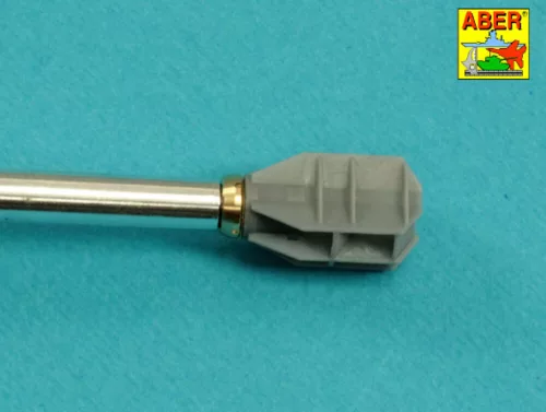 Aber Models 105mm D1504 L/44 barrel with muzzle brake for Sherman M51 - 105 mm-es D1504 L/44 csőszájfékkel szerelt lövegcső