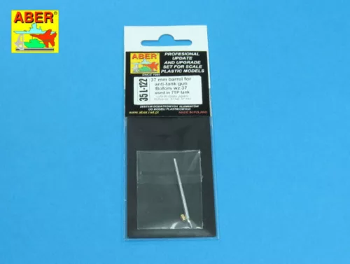 Aber Models 37mm gun barrel for Bofors wz 37cal. - 37 mm-es lövegcső
