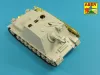 Aber Models German 15cm StuH 43 Barrel for Stu.Pz. IV BRUMMBAR middle/late - Stu.Pz. IV Brummbär középső/késői változat – német 15 cm-es StuH 43 lövegcső