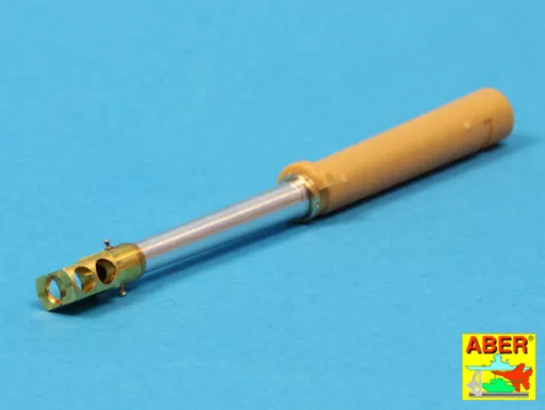 Aber Models Late barrel MK2 with muzzle brake to British 25 pdr - késői lövegcső MK2 – késői csőszájfék
