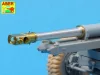 Aber Models Late barrel MK2 with muzzle brake to British 25 pdr - késői lövegcső MK2 – késői csőszájfék