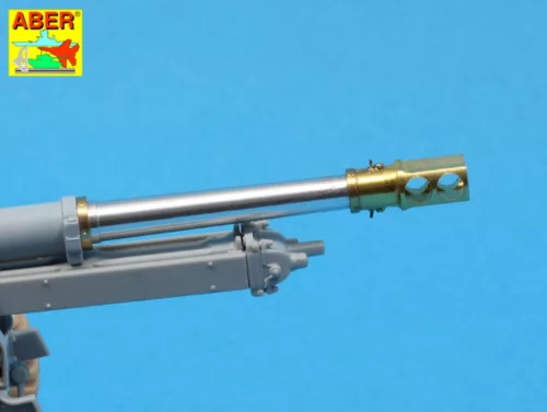 Aber Models Late barrel MK2 with muzzle brake to British 25 pdr - késői lövegcső MK2 – késői csőszájfék