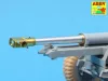 Aber Models Late barrel MK2 with muzzle brake to British 25 pdr - késői lövegcső MK2 – késői csőszájfék