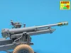 Aber Models Late barrel MK2 with muzzle brake to British 25 pdr - késői lövegcső MK2 – késői csőszájfék