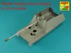 Aber Models Barrel for German Nashorn with 8,8cm Pak 43/1 - német Nashorn 8,8 cm-es Pak 43/1 – lövegcső