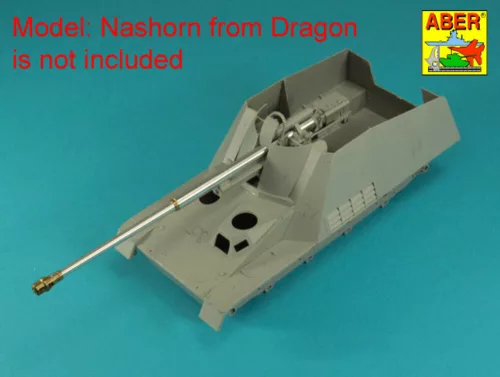 Aber Models Barrel for German Nashorn with 8,8cm Pak 43/1 - német Nashorn 8,8 cm-es Pak 43/1 – lövegcső