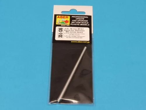 Aber Models U.S.76 mm M1A1 barrel for Sherman - amerikai 76 mm-es M1A1 lövegcső