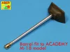 Aber Models U.S 76 mm M1A2 barrel for Sherman - U.S 76 mm-es M1A2 lövegcső
