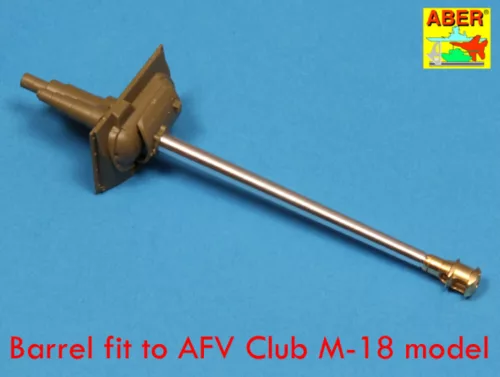 Aber Models U.S 76 mm M1A2 barrel for Sherman - U.S 76 mm-es M1A2 lövegcső