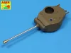 Aber Models U.S 76 mm M1A2 barrel for Sherman - U.S 76 mm-es M1A2 lövegcső