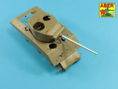 Aber Models 76 mm barrel with protector for Sherman M4 - 76 mm-es protector lövegcső