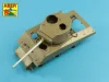Aber Models 76 mm barrel with protector for Sherman M4 - 76 mm-es protector lövegcső