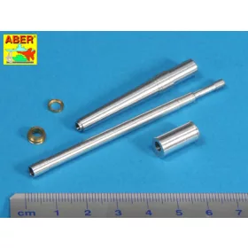   Aber Models Israeli 105 mm M-68 tank barrel for TIRAN 5-Variant B - izraeli 105 mm-es M68 harckocsi-lövegcső – Tiran 5 B változathoz