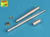 Aber Models Israeli 105 mm M-68 tank barrel for TIRAN 5-Variant B - izraeli 105 mm-es M68 harckocsi-lövegcső – Tiran 5 B változathoz