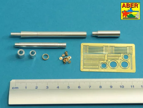 Aber Models 125mm 2A46M-5 Barrel for Russian Tank T-90 & T-90A - 125 mm-es 2A46M-5 harckocsi-lövegcső – orosz T-90 és T-90A harckocsikhoz
