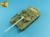 Aber Models 125mm 2A46M-5 Barrel for Russian Tank T-90 & T-90A - 125 mm-es 2A46M-5 harckocsi-lövegcső – orosz T-90 és T-90A harckocsikhoz