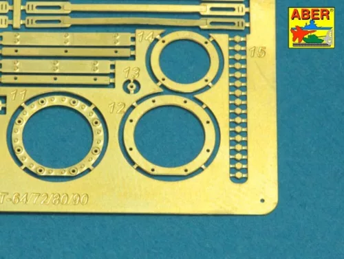 Aber Models 125mm 2A46M-5 Barrel for Russian Tank T-90 & T-90A - 125 mm-es 2A46M-5 harckocsi-lövegcső – orosz T-90 és T-90A harckocsikhoz