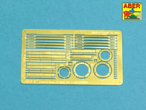 Aber Models 125mm 2A46M-4 Barrel for Russian Tank T-80U; T-80UM; T-80UD & Ukrainian T-84 - 125 mm-es 2A46M-4 harckocsi-lövegcső – T-80U, T-80UM, T-80UD és ukrán T-84 harckocsikhoz