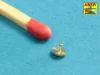Aber Models 125mm 2A46M-4 Barrel for Russian Tank T-80U; T-80UM; T-80UD & Ukrainian T-84 - 125 mm-es 2A46M-4 harckocsi-lövegcső – T-80U, T-80UM, T-80UD és ukrán T-84 harckocsikhoz