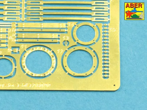 Aber Models 125mm 2A46M-4 Barrel for Russian Tank T-80U; T-80UM; T-80UD & Ukrainian T-84 - 125 mm-es 2A46M-4 harckocsi-lövegcső – T-80U, T-80UM, T-80UD és ukrán T-84 harckocsikhoz