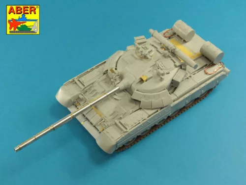 Aber Models 125mm 2A46M-4 Barrel for Russian Tank T-80U; T-80UM; T-80UD & Ukrainian T-84 - 125 mm-es 2A46M-4 harckocsi-lövegcső – T-80U, T-80UM, T-80UD és ukrán T-84 harckocsikhoz