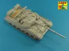 Aber Models 125mm 2A46M-4 Barrel for Russian Tank T-80U; T-80UM; T-80UD & Ukrainian T-84 - 125 mm-es 2A46M-4 harckocsi-lövegcső – T-80U, T-80UM, T-80UD és ukrán T-84 harckocsikhoz