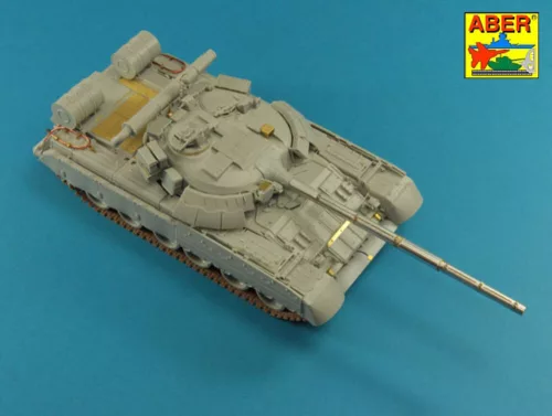 Aber Models 125mm 2A46M-4 Barrel for Russian Tank T-80U; T-80UM; T-80UD & Ukrainian T-84 - 125 mm-es 2A46M-4 harckocsi-lövegcső – T-80U, T-80UM, T-80UD és ukrán T-84 harckocsikhoz