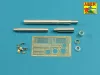 Aber Models 125mm 2A46M Barrel for Russian Tank T-72M1 & T-64A/B - 125 mm-es 2A46M harckocsi-lövegcső – T-72M1 és T-64A/B harckocsikhoz