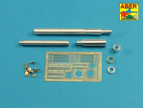 Aber Models 125mm 2A46M Barrel for Russian Tank T-72M1 & T-64A/B - 125 mm-es 2A46M harckocsi-lövegcső – T-72M1 és T-64A/B harckocsikhoz