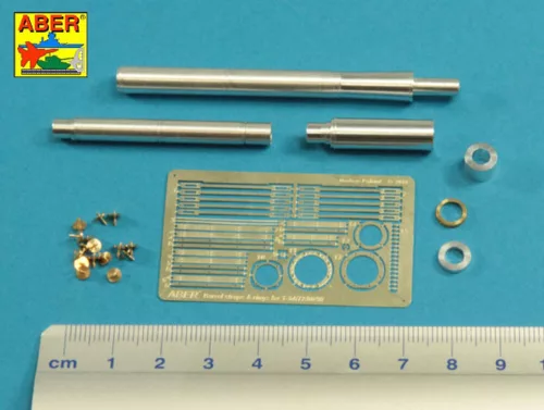 Aber Models 125mm 2A46M Barrel for Russian Tank T-72M1 & T-64A/B - 125 mm-es 2A46M harckocsi-lövegcső – T-72M1 és T-64A/B harckocsikhoz