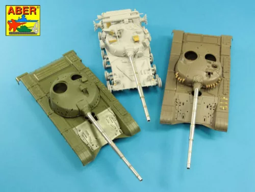 Aber Models 125mm 2A46M Barrel for Russian Tank T-72M1 & T-64A/B - 125 mm-es 2A46M harckocsi-lövegcső – T-72M1 és T-64A/B harckocsikhoz