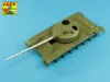 Aber Models 125mm 2A46M Barrel for Russian Tank T-72M1 & T-64A/B - 125 mm-es 2A46M harckocsi-lövegcső – T-72M1 és T-64A/B harckocsikhoz