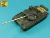 Aber Models 125mm 2A46M-5/6 Barrel for Russian Tank T-72B3; T-90S/MS - 125 mm-es 2A46M-5/6 harckocsi-lövegcső – T-72B3 és T-90S/MS harckocsikhoz