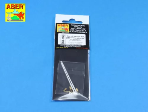 Aber Models Set of barrels for BMPT Terminator (Zvezda Model) - BMPT Terminator (Zvezda változat) – lövegcső