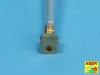 Aber Models Barrel for Russian 30mm 2A42 gun for BMP-2 - orosz 30 mm-es 2A42 gépágyúcső – BMP-2-höz