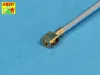 Aber Models Barrel for Russian 30mm 2A42 gun for BMP-2 - orosz 30 mm-es 2A42 gépágyúcső – BMP-2-höz