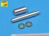 Aber Models 75mm KwK 37 L/24 barrel for Pz Kpfw III - 75 mm-es KwK 37 L/24 lövegcső