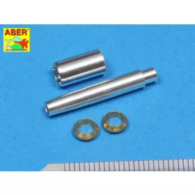   Aber Models 75mm KwK 37 L/24 barrel for Pz Kpfw III - 75 mm-es KwK 37 L/24 lövegcső
