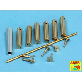   Aber Models Barrels for German WWI A7V Tank - fegyvercső-készlet